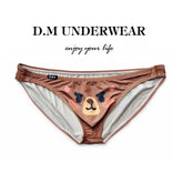 D.M Men's Briefs Cartoon Bear D.M UNDERWEAR